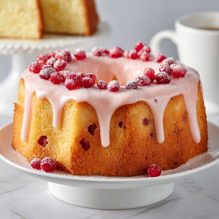 Cranberry Christmas Cake Recipe