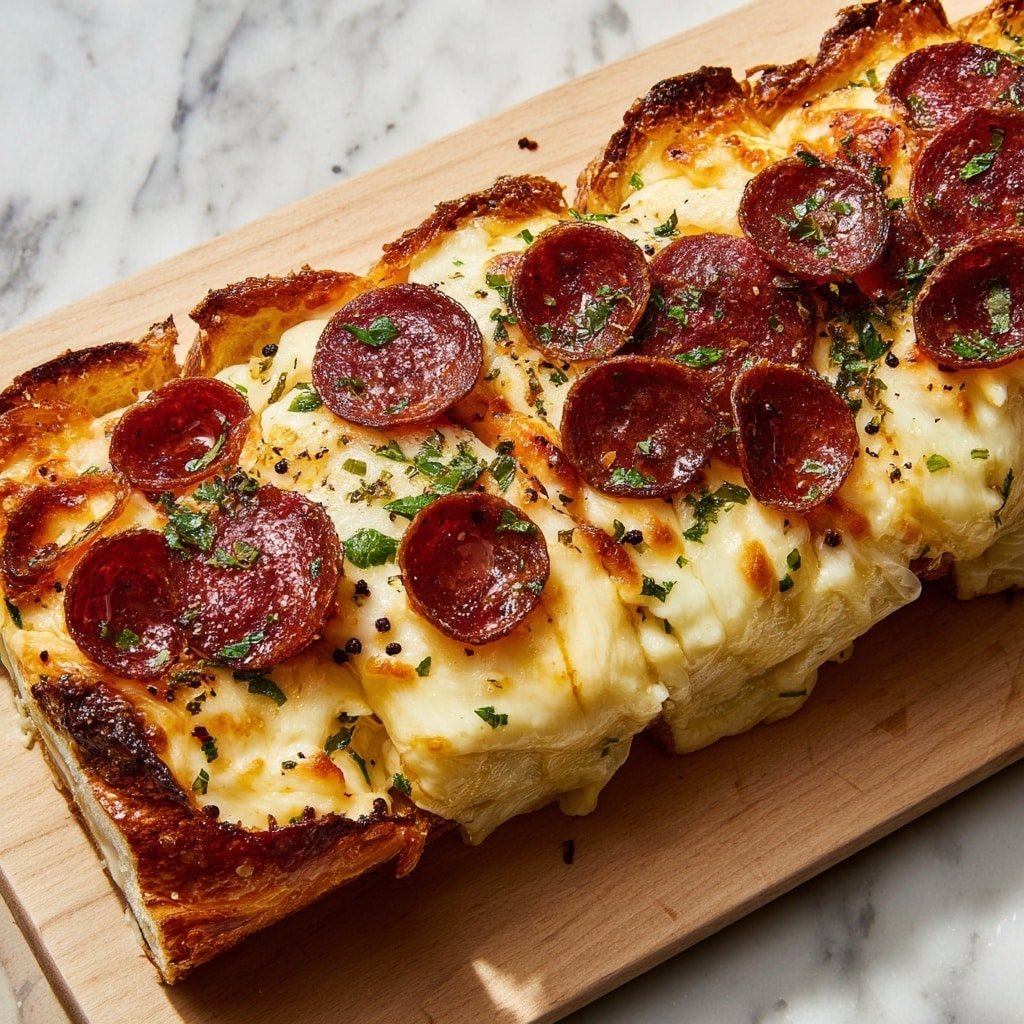 Cheesy Pepperoni Stromboli Recipe - Recipe Image