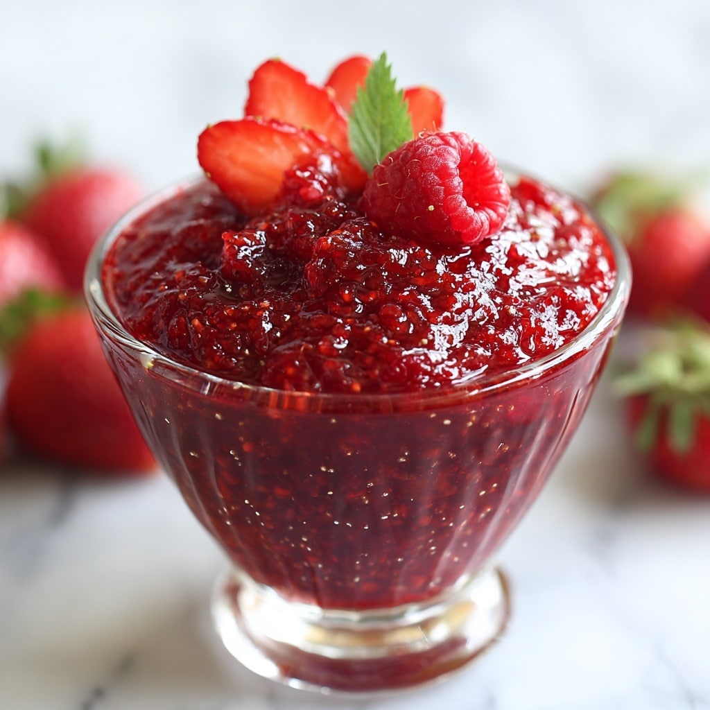 Simple Homemade Strawberry Sauce Recipe - Recipe Image