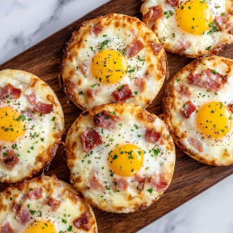 English Muffin Breakfast Pizza Recipe