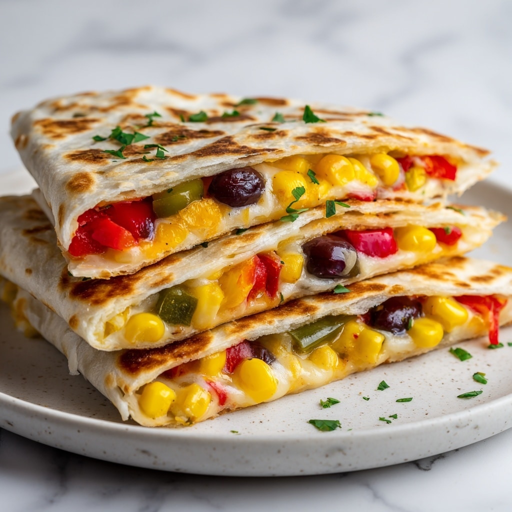 Farmer's Market Vegetarian Quesadillas Recipe - Recipe Image