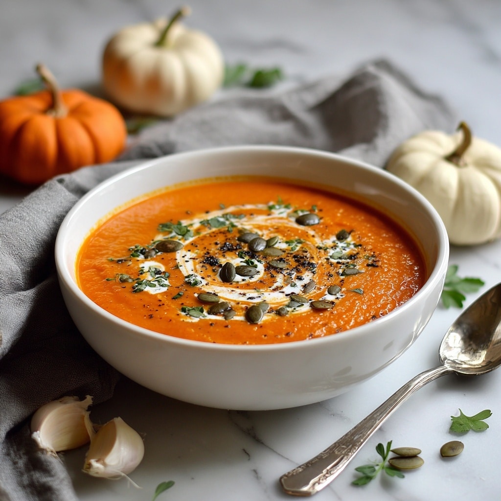 Coconut Curry Pumpkin Soup Recipe - Recipe Image