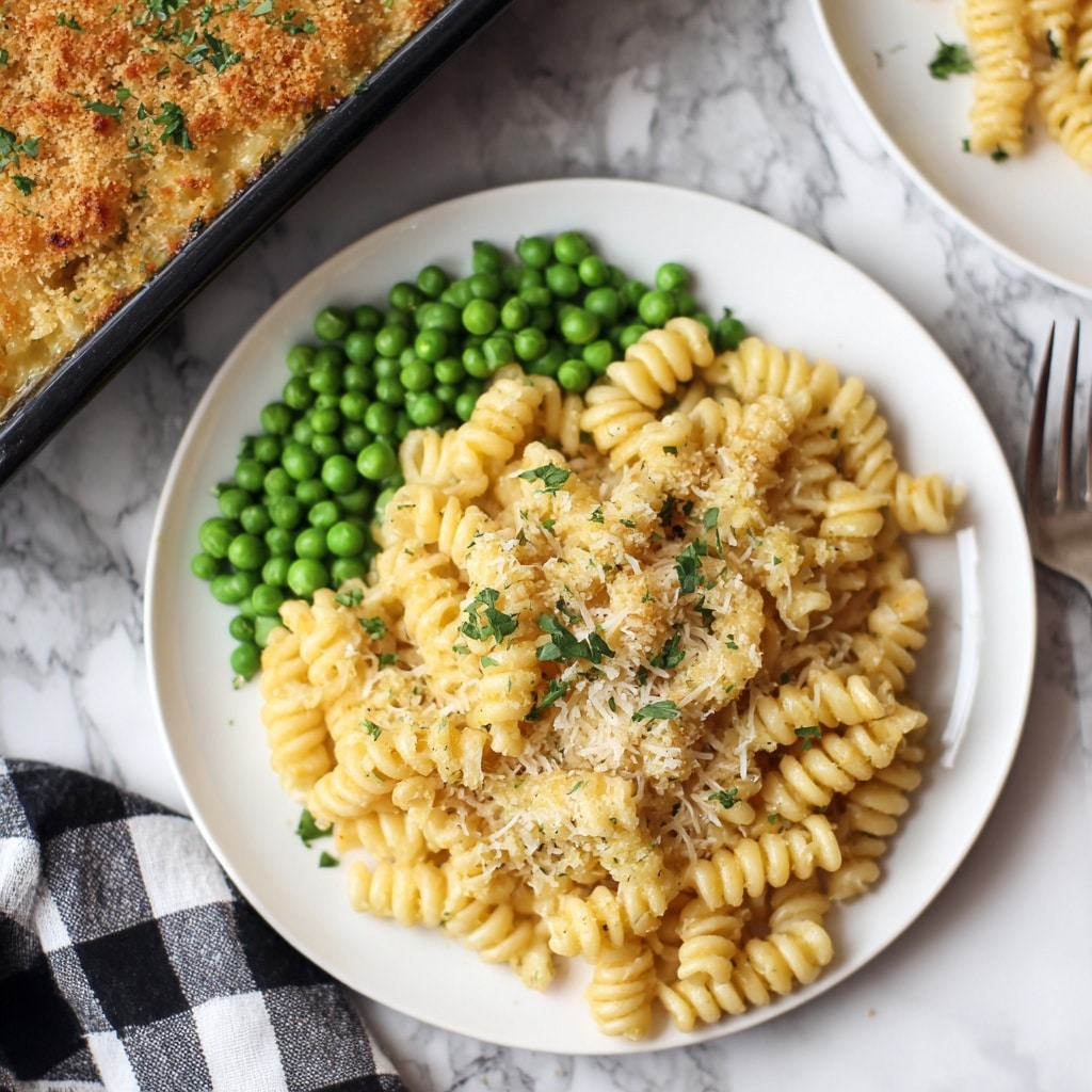 Parmesan Garlic Chicken Mac and Cheese Recipe - Recipe Image