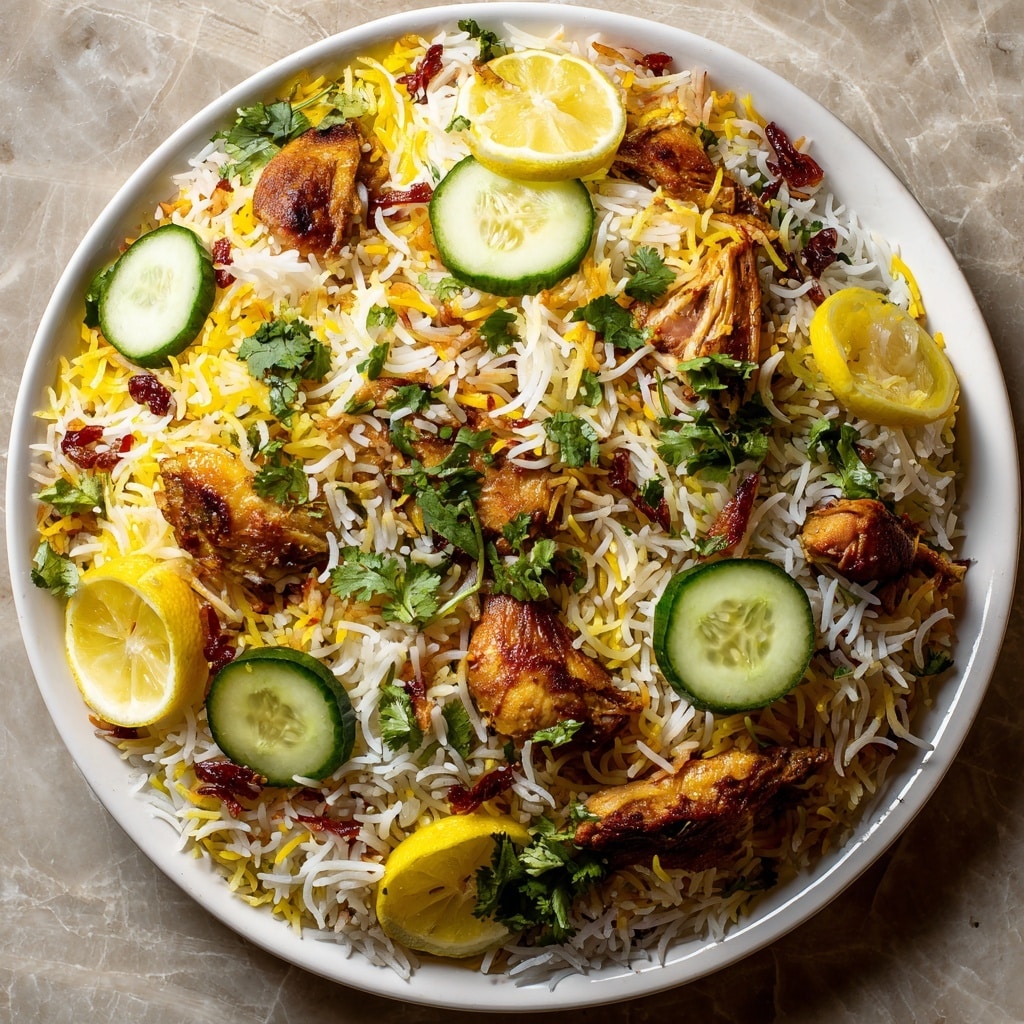 Restaurant Style Chicken Tikka Biryani Recipe - Recipe Image