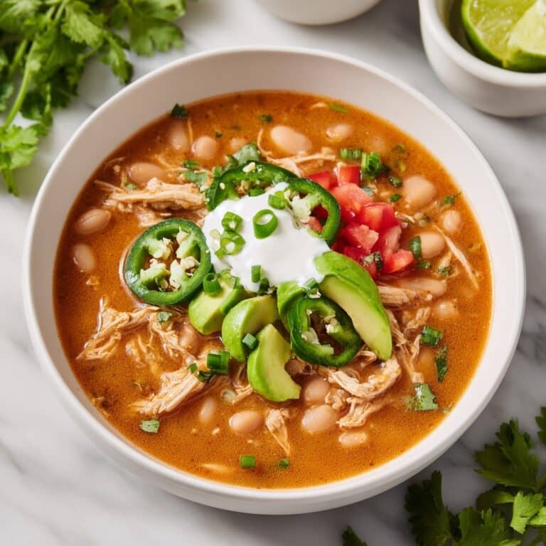 Creamy Cajun White Chicken Chili Recipe
