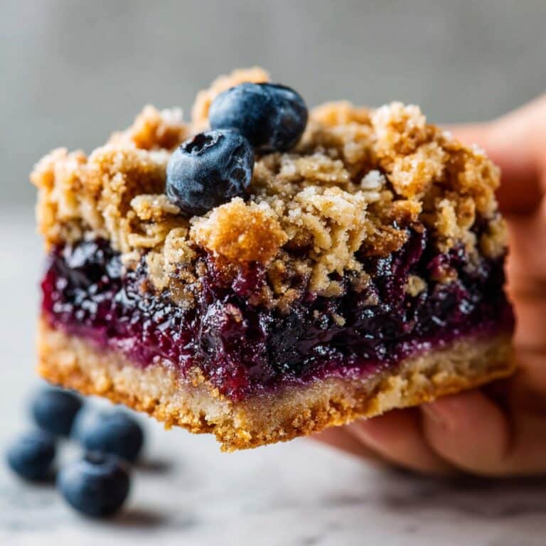 Blueberry Oatmeal Breakfast Bars Recipe