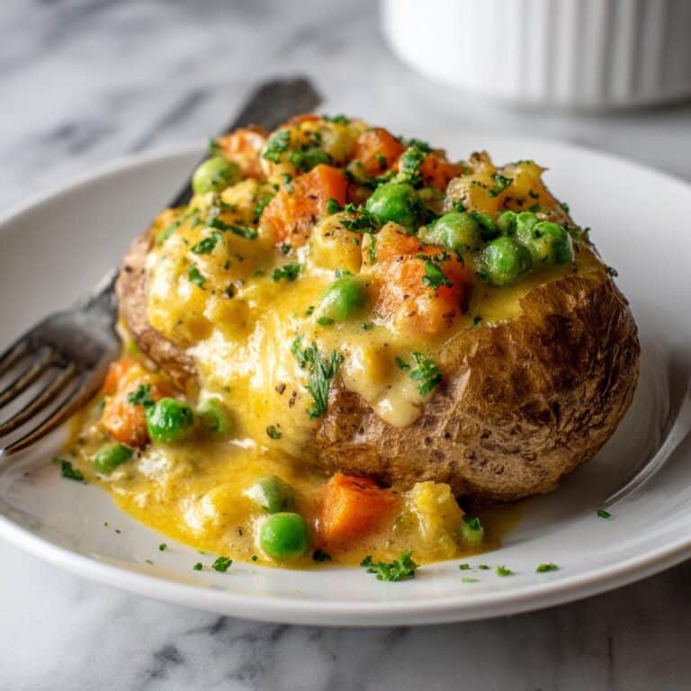 Chicken Pot Pie Baked Potato Recipe