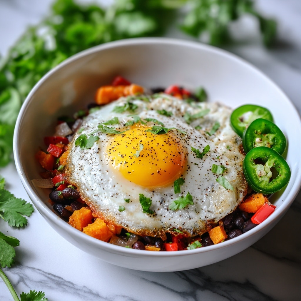 Sweet Potato Breakfast Hash with Black Beans Recipe