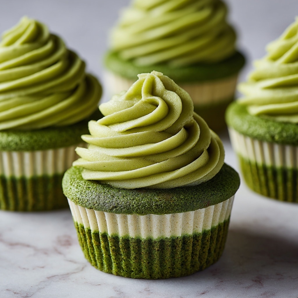 Irresistible Green Velvet Cupcakes with Creamy Cocoa Frosting Recipe - Recipe Image