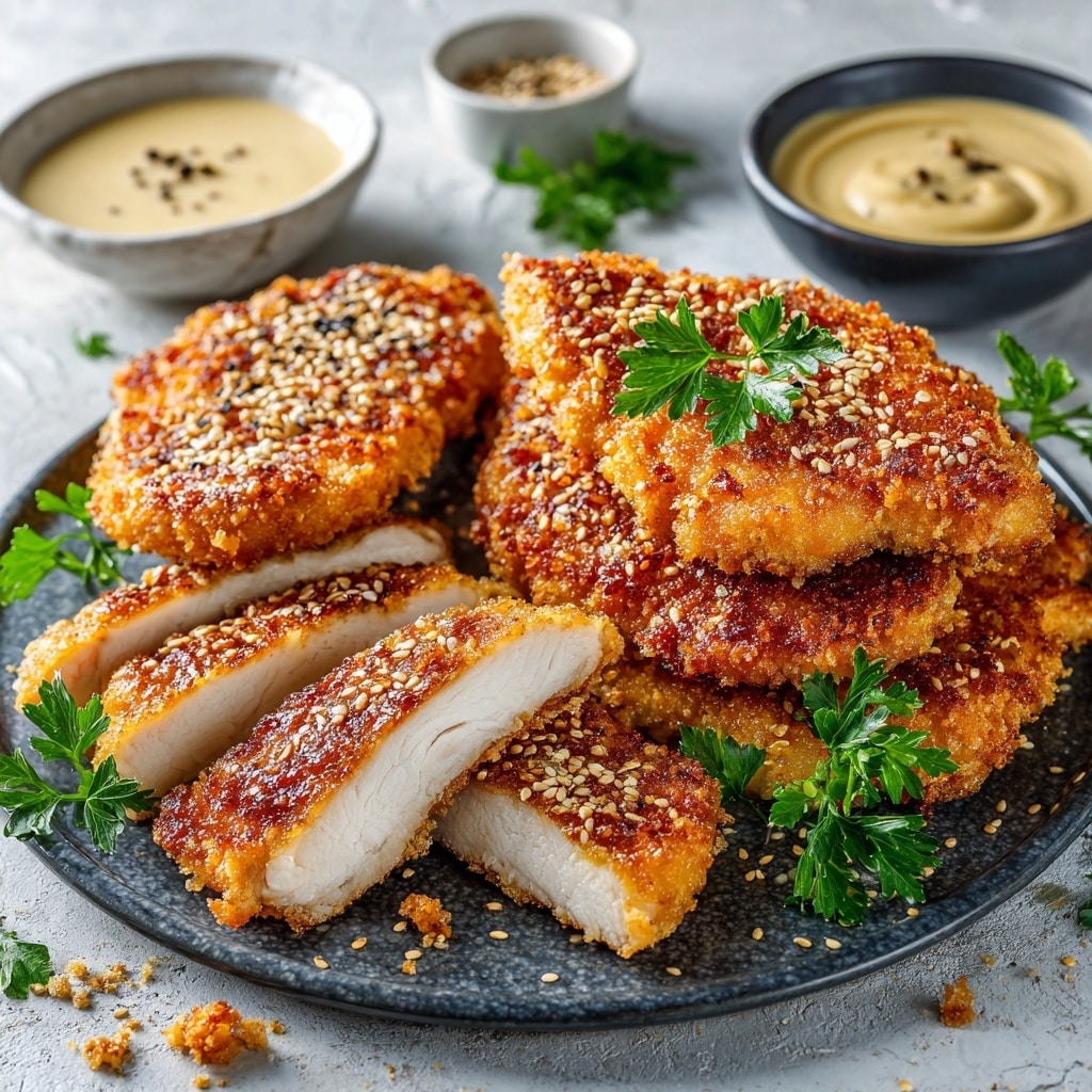 The Best Crispy Baked Chicken Goujons Recipe - Recipe Image