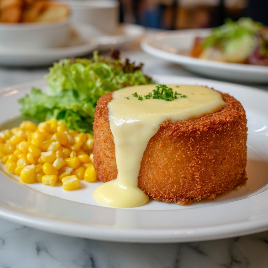 Chicken Pillows with Creamy Chicken Gravy Recipe - Recipe Image