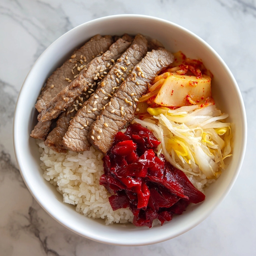 Gyudon Japanese Beef Bowl Recipe