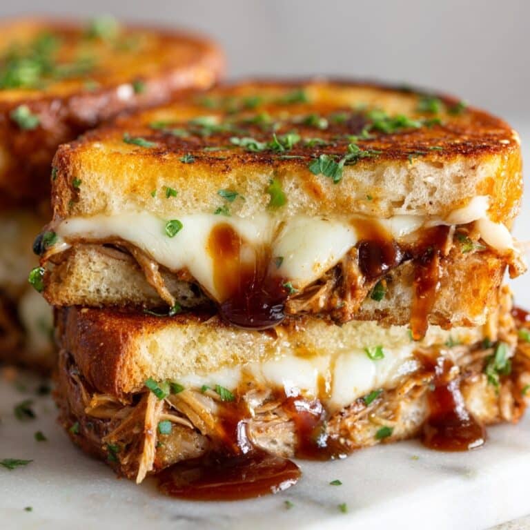 BBQ Chicken Grilled Cheese Recipe