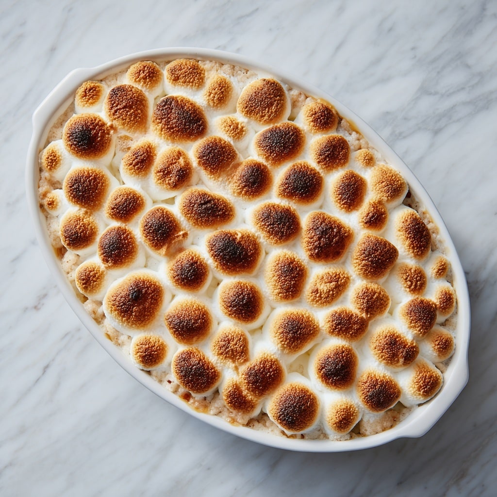 Sweet Potato Casserole with Marshmallow and Streusel Topping Recipe - Recipe Image