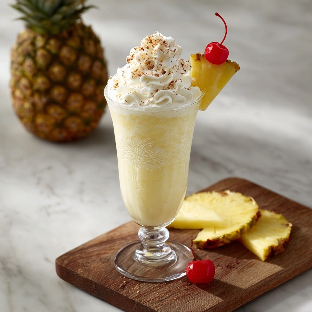 Pina Colada Milkshake: The Ultimate Tropical Treat Recipe - Recipe Image