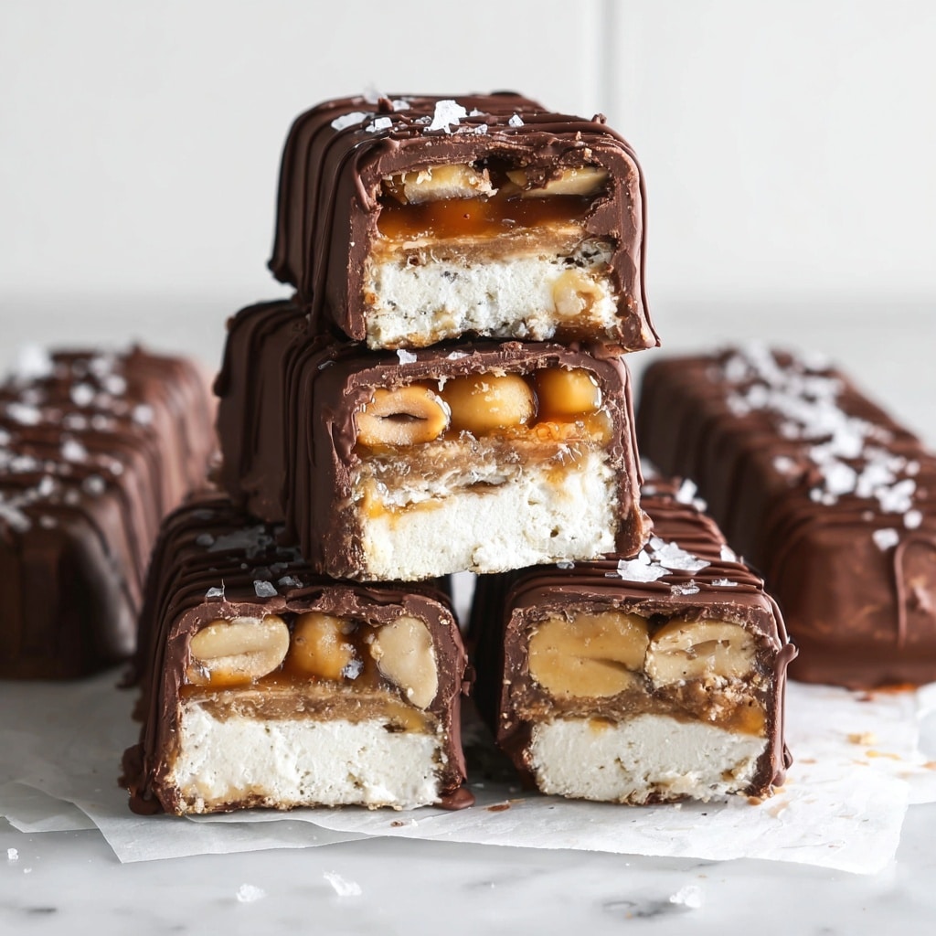 Vegan Snickers Ice Cream Bars Recipe - Recipe Image