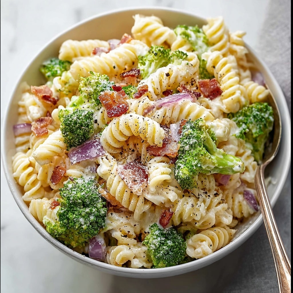 Broccoli Pasta Salad with Sun-Dried Tomatoes, Kalamata Olives, and Feta Recipe - Recipe Image