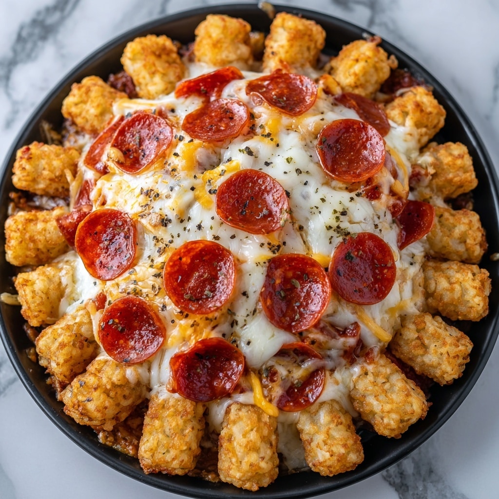 Pepperoni Pizza Totchos Recipe