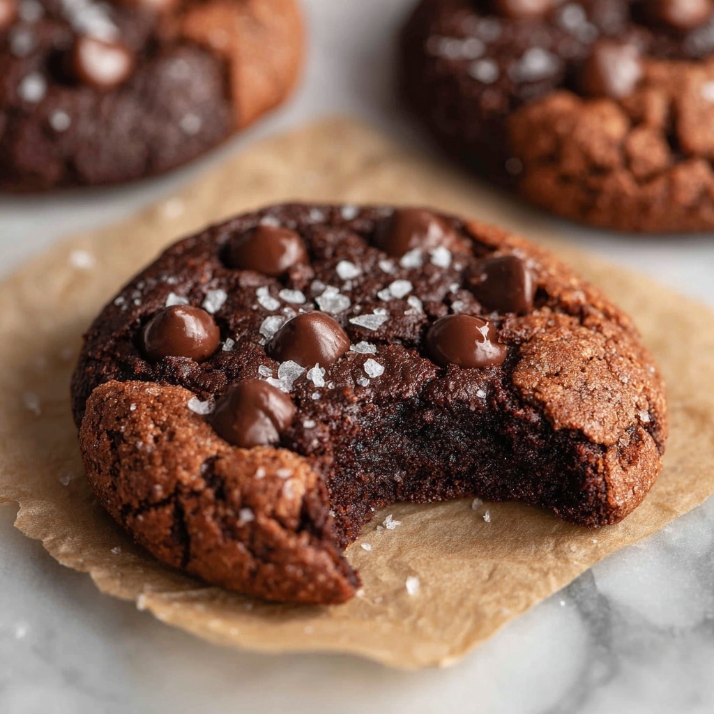 Protein Cookie Dough Chocolate Yogurt Cookies (No Bake + Plant Based!) Recipe - Recipe Image