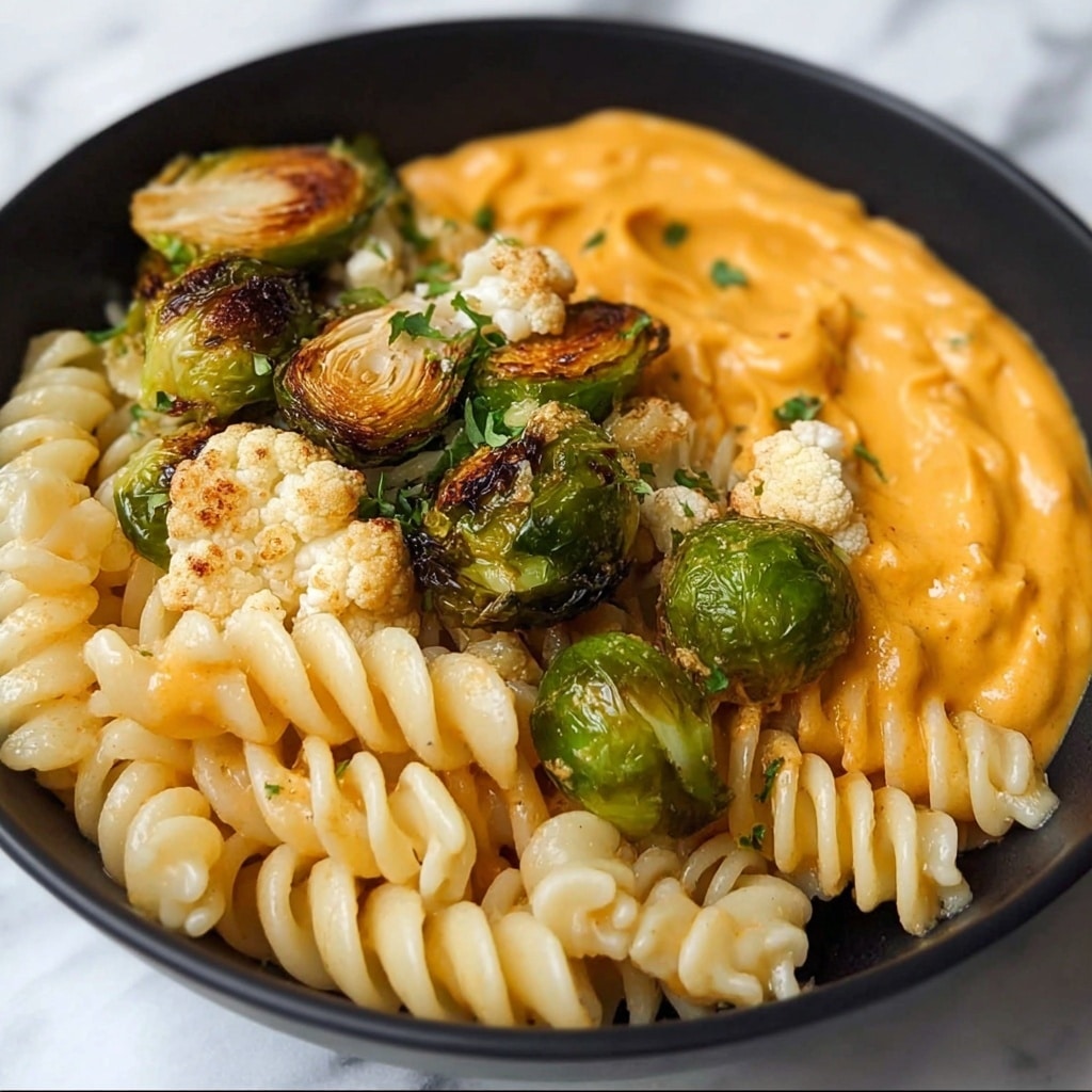 Pumpkin Mac and Cheese with Roasted Veggies Recipe - Recipe Image