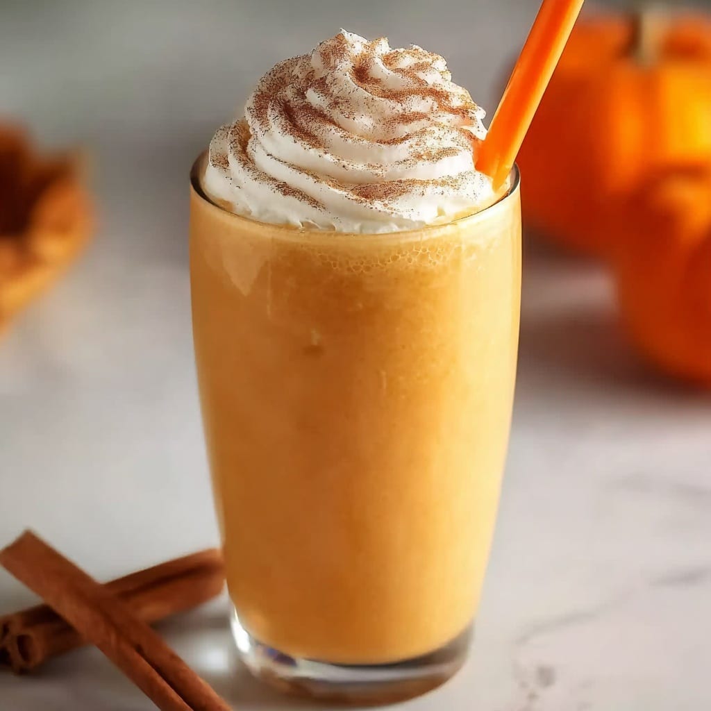 How to Make 5-Ingredient Pumpkin Frappuccino Recipe - Recipe Image