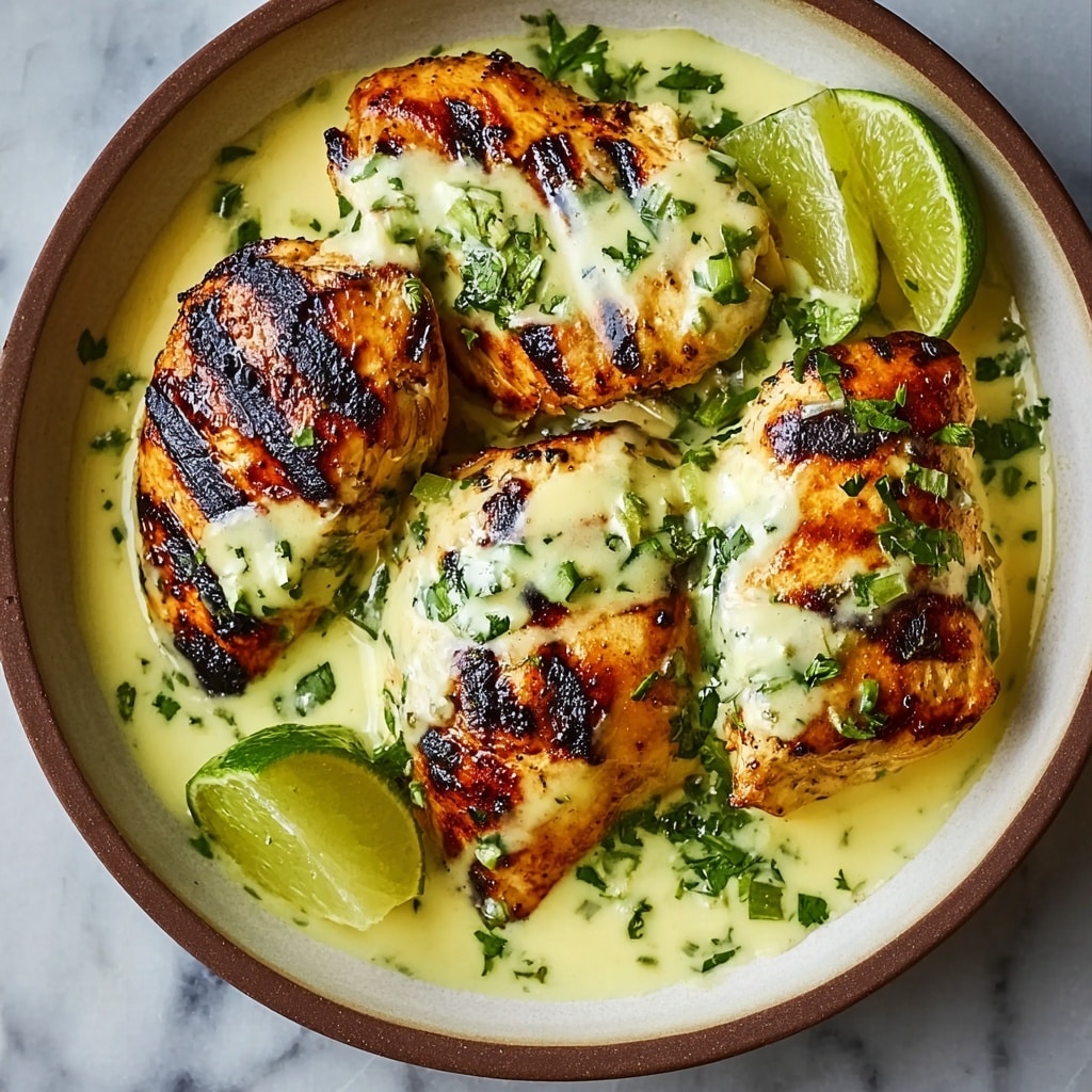 Grilled Salsa Verde Chicken with Pepper Jack Recipe - Recipe Image