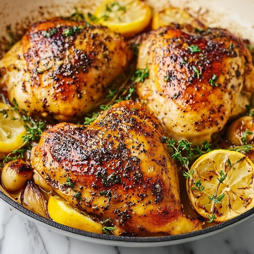 Roasted Lemon Pepper Chicken Recipe - Recipe Image