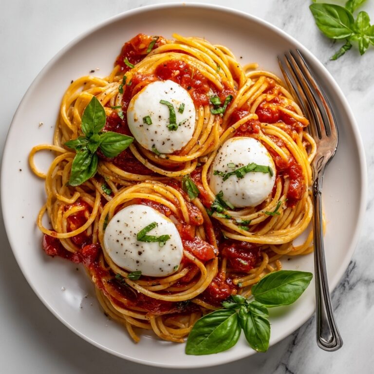 Pasta Pomodoro with Cherry Tomatoes, Fresh Mozzarella, and Baby Spinach Recipe