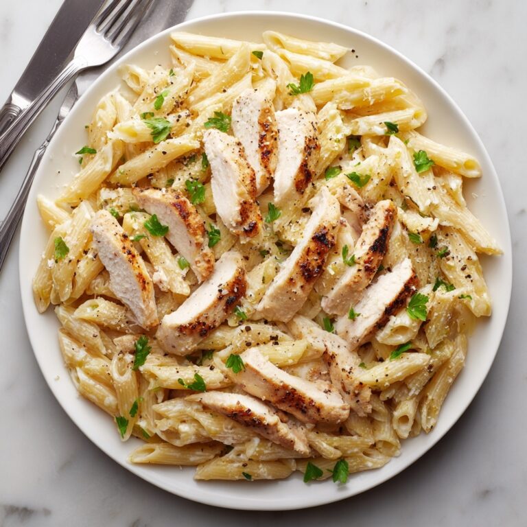 Creamy Garlic Chicken Pasta Recipe