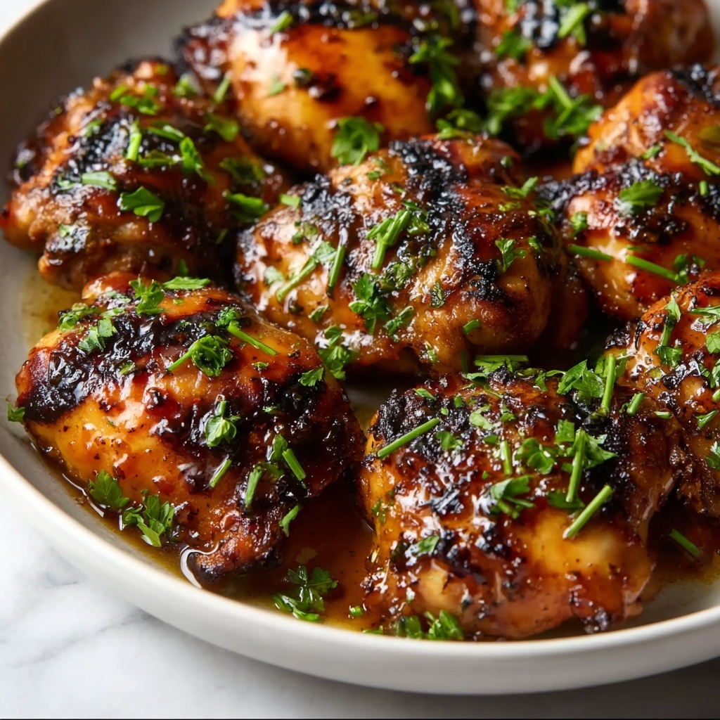 Garlic Miso Chicken Thighs (Air Fryer) Recipe - Recipe Image