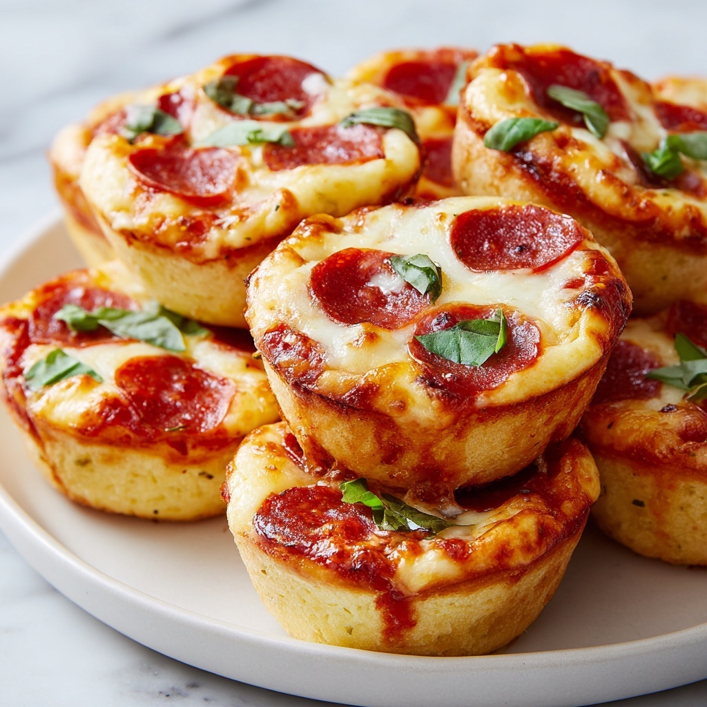 Deep Dish Pizza Cupcakes Recipe - Recipe Image