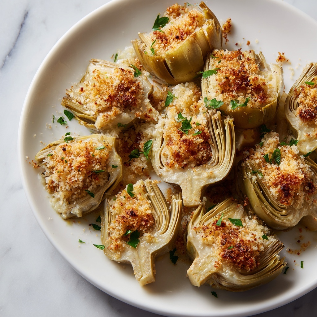 Crispy Parmesan Artichoke Hearts: A Crunchy Delight at Home Recipe - Recipe Image