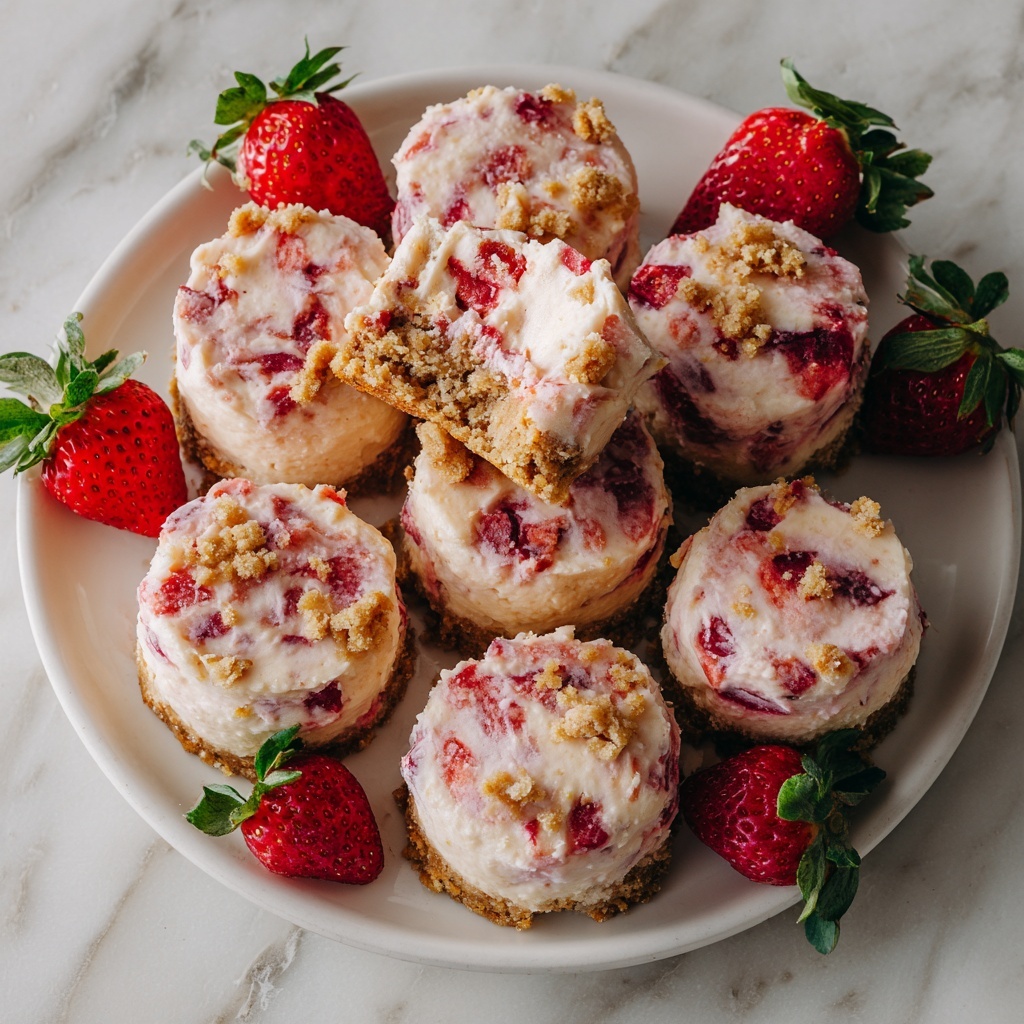 3-Ingredient Strawberry Yogurt Bites Recipe - Recipe Image