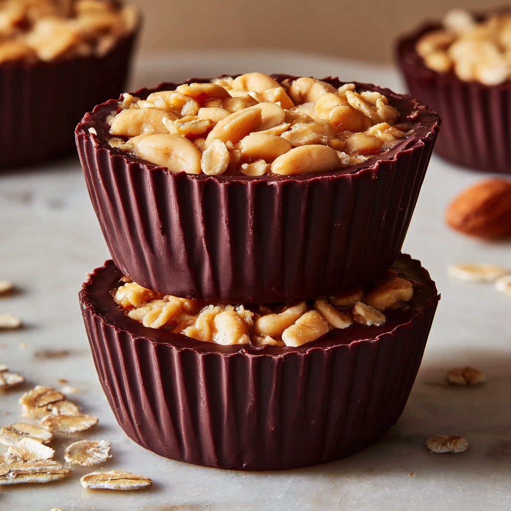 No-Bake Peanut Butter Granola Cups Recipe - Recipe Image