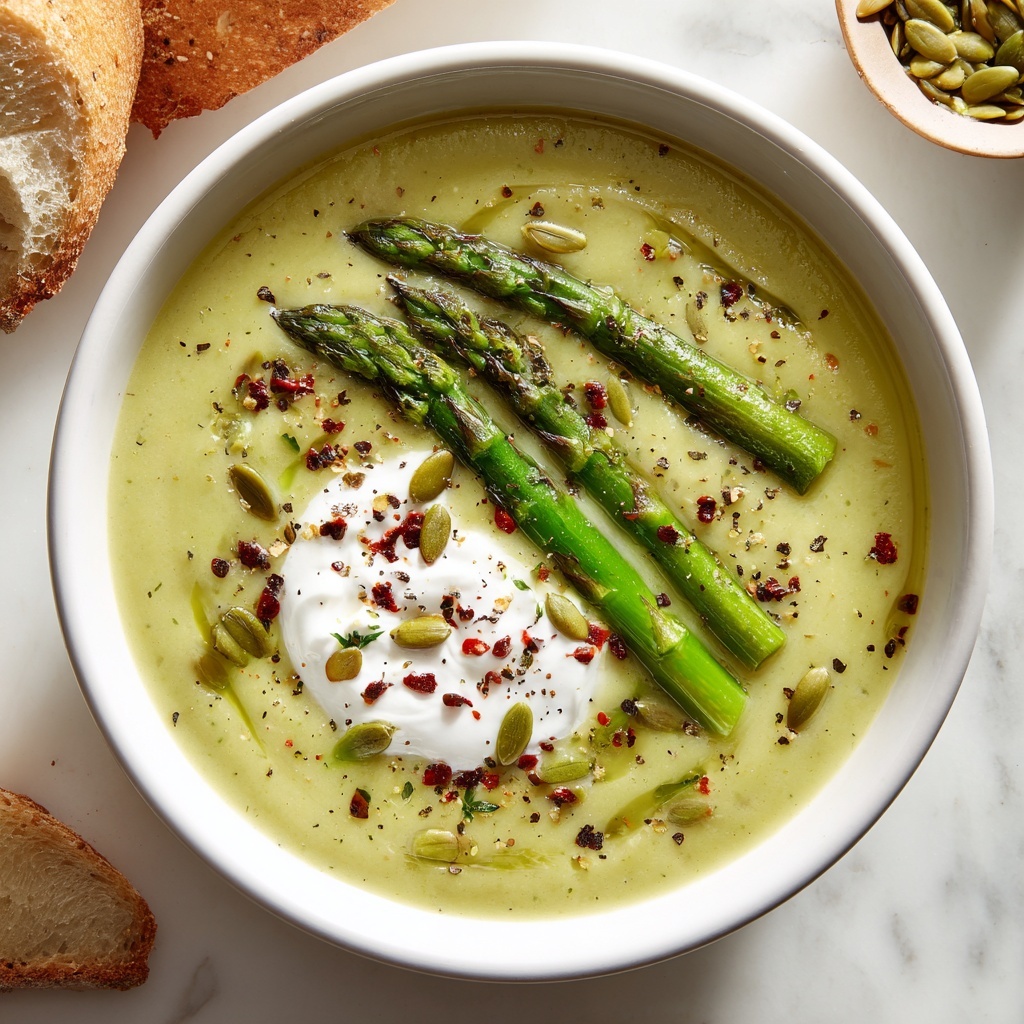Creamy Asparagus Soup Recipe - Recipe Image