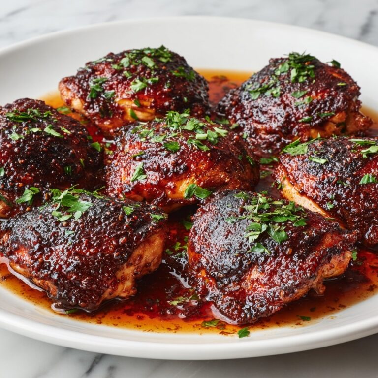 Honey Garlic Chicken Thighs Recipe