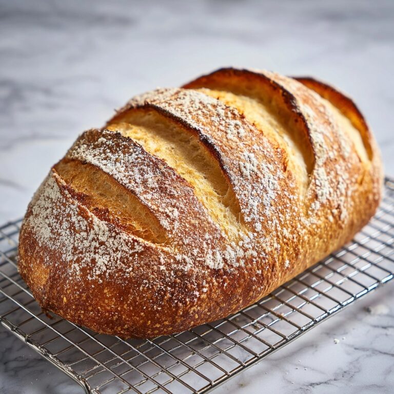 Homemade Sourdough Batard Bread Recipe