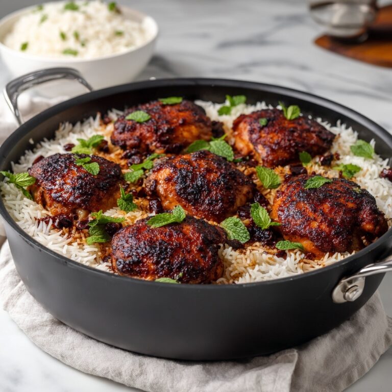 Chicken Scampi with Garlic Parmesan Rice Recipe