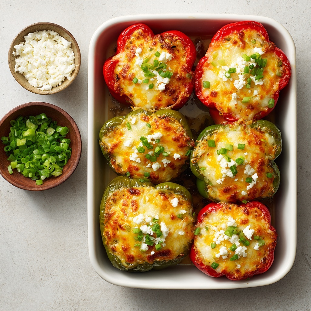 Buffalo Chicken Stuffed Peppers Recipe - Recipe Image