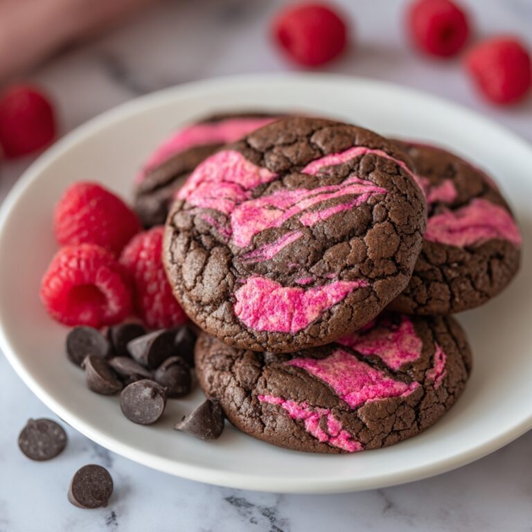 Raspberry Dark Chocolate Cookies: Chewy Bliss in Every Bite Recipe