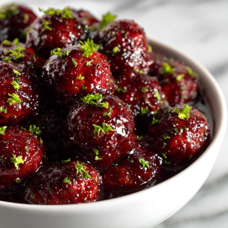 Cranberry Meatballs: Your Festive Holiday Crowd-Pleaser Recipe
