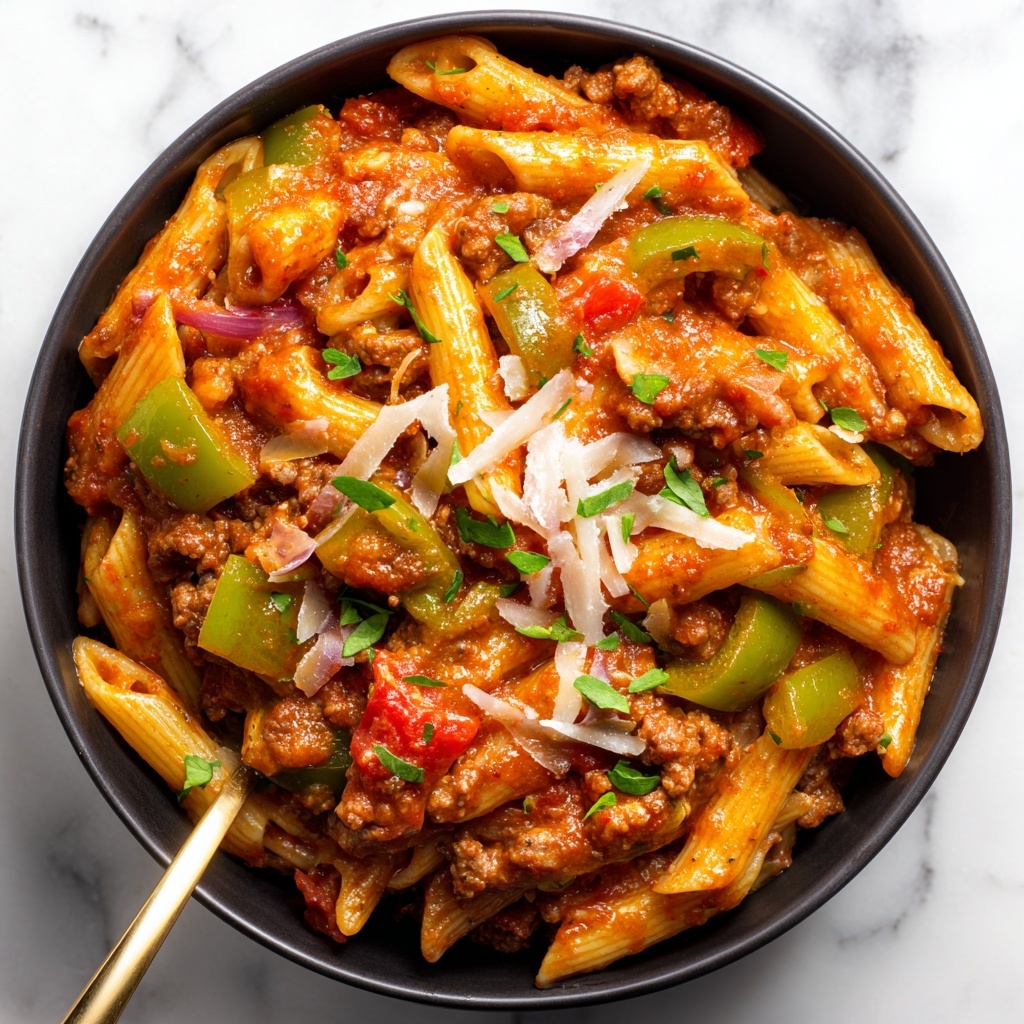 Instant Pot Enchilada Pasta with Ground Beef and Cheddar Recipe - Recipe Image