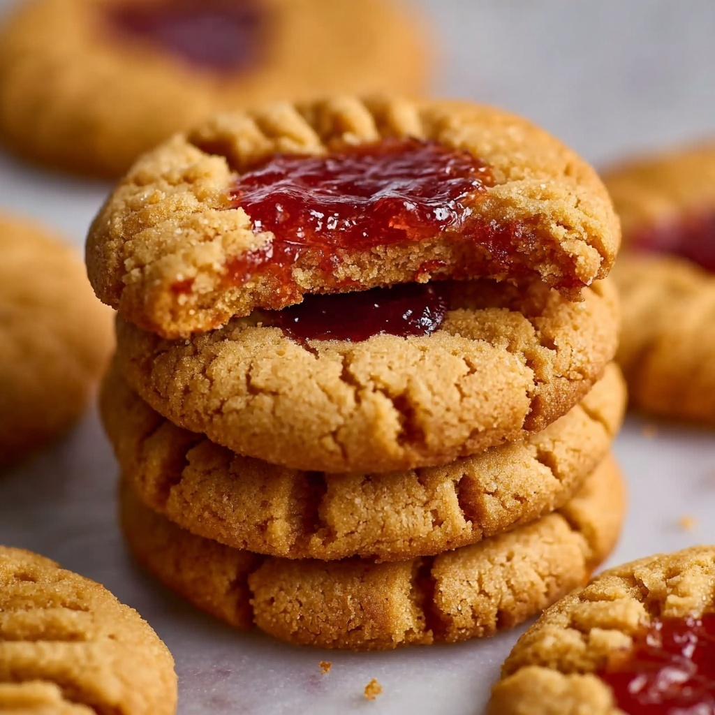 Peanut Butter and Jelly Cookies Recipe - Recipe Image