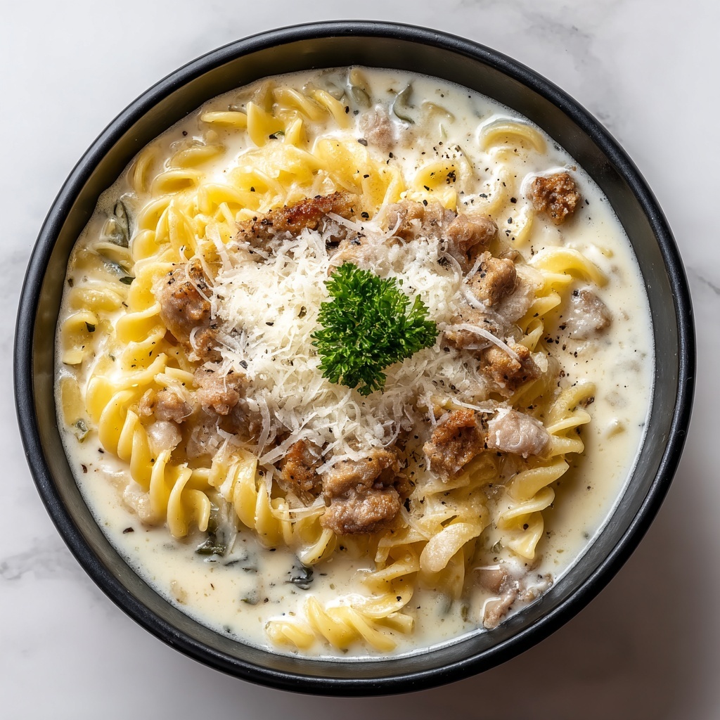 Garlic Butter Beef Linguine Recipe - Recipe Image