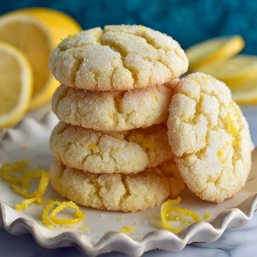 Lemon Sugar Cookies: The Ultimate Soft & Chewy Recipe - Recipe Image