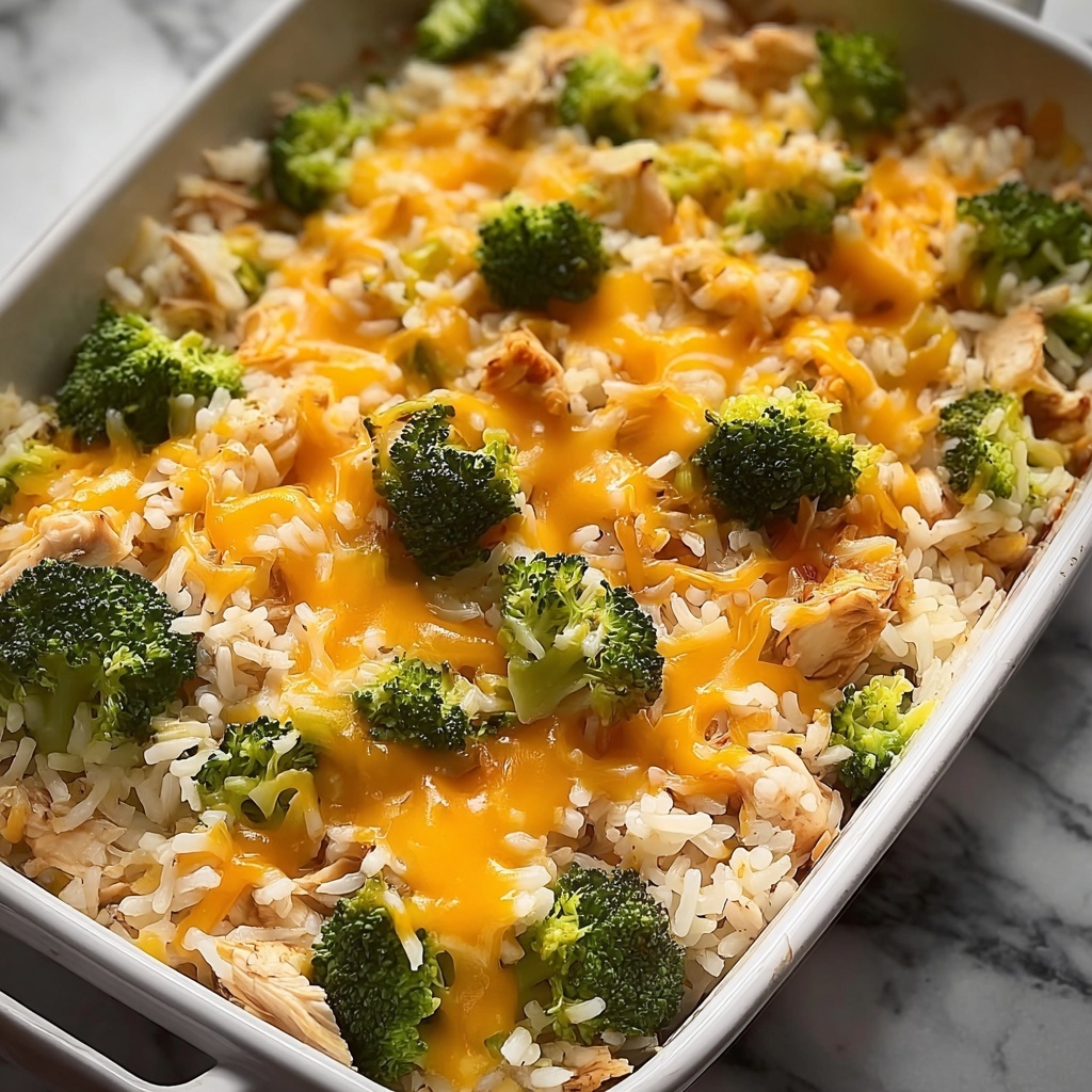 Broccoli, Rice, Cheese, and Chicken Casserole Recipe - Recipe Image