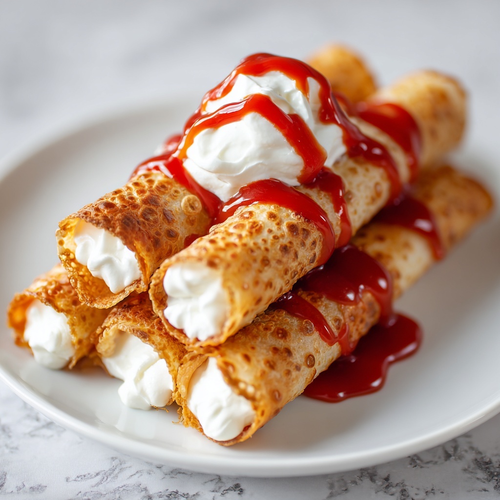 Cherry Cream Cheese Egg Rolls Recipe - Recipe Image