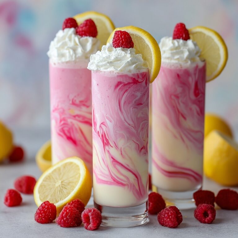 Pink Lemonade with Flavored Whipped Cream Recipe
