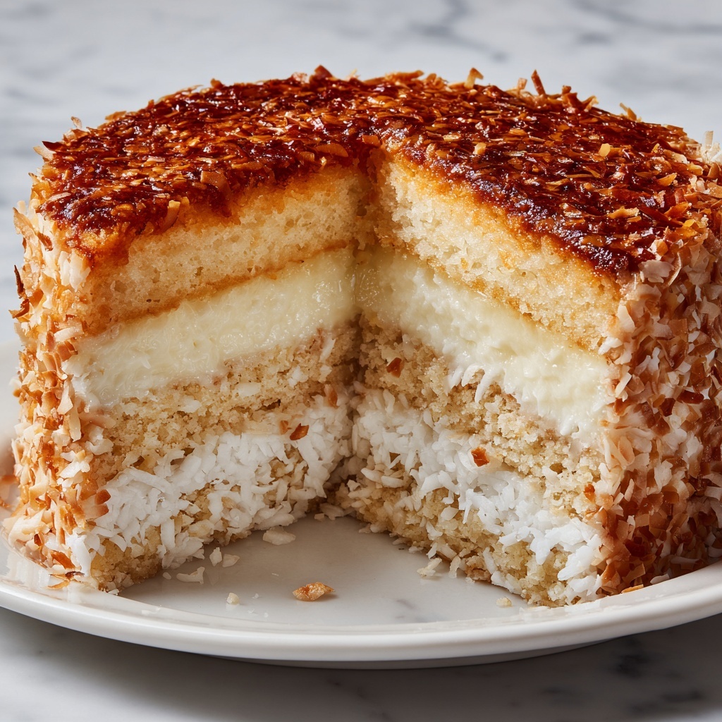 Coconut Cheesecake Bread Pudding Recipe - Recipe Image