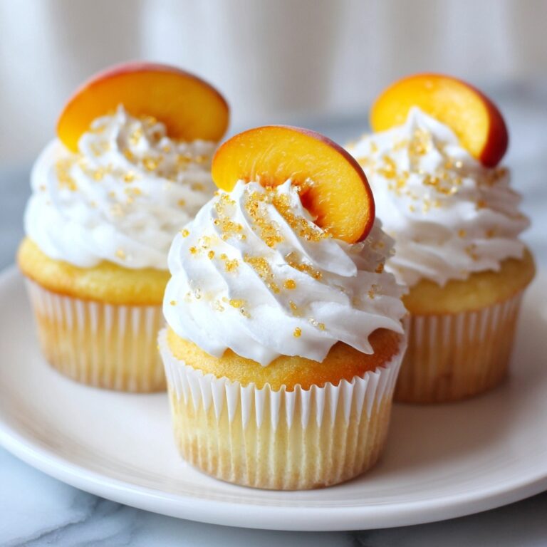 Honey Peach Cream Cheese Cupcakes Recipe